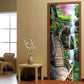 3D Tapete Chinesischer Stil Wasserfälle Natur Landschaft Türaufkleber Foto Wandmalerei PVC selbstklebend wasserdicht 3D Wohnkultur