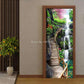 3D Tapete Chinesischer Stil Wasserfälle Natur Landschaft Türaufkleber Foto Wandmalerei PVC selbstklebend wasserdicht 3D Wohnkultur