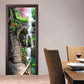 3D Tapete Chinesischer Stil Wasserfälle Natur Landschaft Türaufkleber Foto Wandmalerei PVC selbstklebend wasserdicht 3D Wohnkultur
