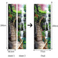 3D Tapete Chinesischer Stil Wasserfälle Natur Landschaft Türaufkleber Foto Wandmalerei PVC selbstklebend wasserdicht 3D Wohnkultur