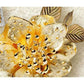 3D Tapete Europäischer Stil Goldene Diamant Blumen Schmuck Hintergrund Wandbilder Hotel Wohnzimmer TV Sofa Wohnkultur 3 D