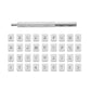 36Pcs Alphabet Letter Leather Stamp Set 3mm/6mm Steel Stamping Tools Metal Leather Punch Tools for DIY Leather Craft Tools