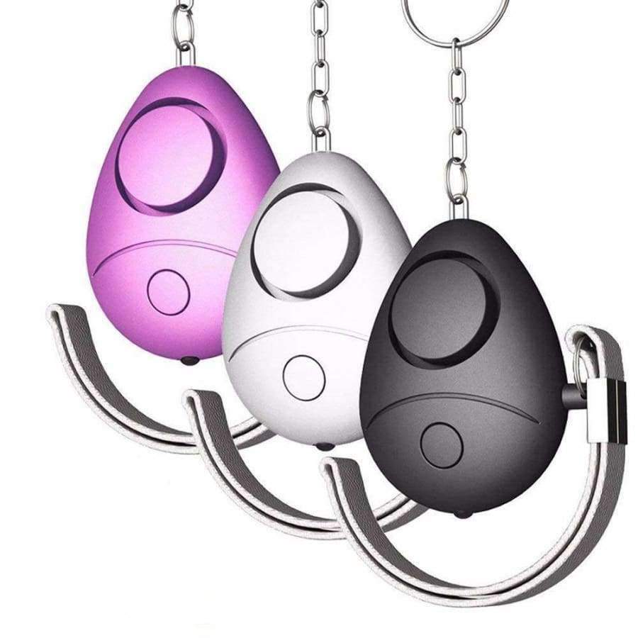 3 pieces 120 dB anti-loss alarm wolf self-defense security personal panic rape attack alarm safety protection for girls children seniors