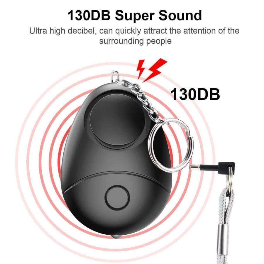 3 pieces 120 dB anti-loss alarm wolf self-defense security personal panic rape attack alarm safety protection for girls children seniors