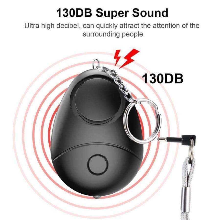 3 pieces 120 dB anti-loss alarm wolf self-defense security personal panic rape attack alarm safety protection for girls children seniors