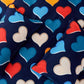 3-teiliges Bettwäsche-Set, Farbiges Liebe-Druck Bettwäsche-Set für Schlafzimmer, Gästezimmer, Weiches und Bequemes Bettbezug, Geschenk für die Familie (1*Bettbezug + 2*Kissenbezüge, Keine Füllung)