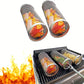 3 Stück/Set, BBQ Rollgrillkorb, Edelstahl Grillkäfig, Rundes Edelstahl BBQ Grillnetz für Gemüse, Fisch, BBQ Gemüsescheibenkorb für Picknick im Freien Camping, Grillzubehör, BBQ Zubehör