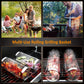 3 Stück/Set, BBQ Rollgrillkorb, Edelstahl Grillkäfig, Rundes Edelstahl BBQ Grillnetz für Gemüse, Fisch, BBQ Gemüsescheibenkorb für Picknick im Freien Camping, Grillzubehör, BBQ Zubehör
