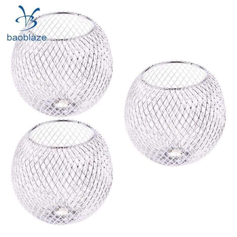 3 Stück Tischlampenschirm Metall Eisen Standard Lampenschirm kleiner Lampenschirm Chrom