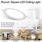Billige runde/quadratische eingelassene Deckenlampe LED Panel Einbauleuchten für Zuhause/gewerbliche Dekoration Licht Küche Badezimmer Einbauleuchte
