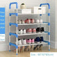 Schuhregal Einfach Zusammengebaut Kunststoff Mehrere Schichten Schuhe Regal Aufbewahrung Organizer Ständer Schuhschrank Mode Wohnzimmermöbel
