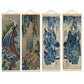 Japanisches Ukiyoe-Poster für HD-Leinwand-Wandbilder zur Dekoration des Wohnzimmers Wandkunst mit Massivholz Hängescroll