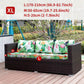 1pc Outdoor Bedruckte Tierblätter Florale Boho-Stil Kokosnuss Bedruckte Sofabezug Couchbezug Möbel Schutzbezug Wohnkultur Sofa Schoner