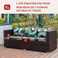 1pc Outdoor Bedruckte Tierblätter Florale Boho-Stil Kokosnuss Bedruckte Sofabezug Couchbezug Möbel Schutzbezug Wohnkultur Sofa Schoner