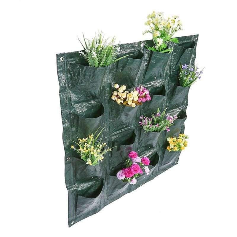 4 Arten von wandhängenden Pflanzen Blumen Tasche Pflanzer wiederverwendbare Wachstums Tasche Garten innen außen Wandbegrünungs Werkzeuge Dekoration Supplies
