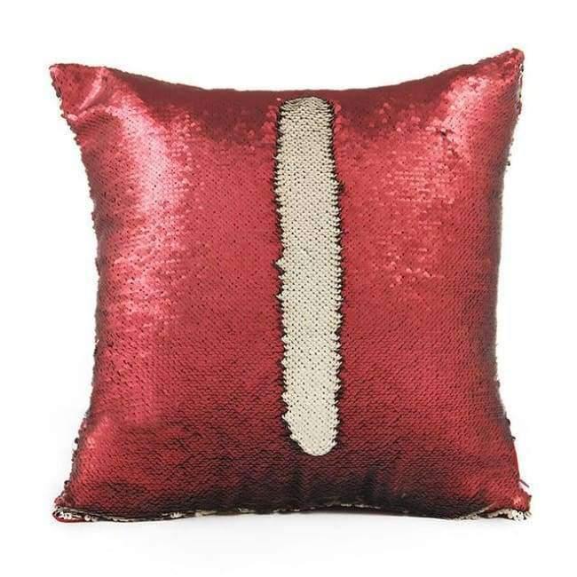Kissen Meerjungfrau Pailletten Kissenbezug Magischer Farbwechsel Wohnkultur Sofa Kissenbezug 40x40cm
