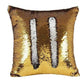 Kissen Meerjungfrau Pailletten Kissenbezug Magischer Farbwechsel Wohnkultur Sofa Kissenbezug 40x40cm