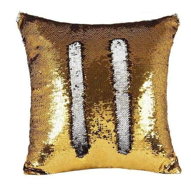 Kissen Meerjungfrau Pailletten Kissenbezug Magischer Farbwechsel Wohnkultur Sofa Kissenbezug 40x40cm