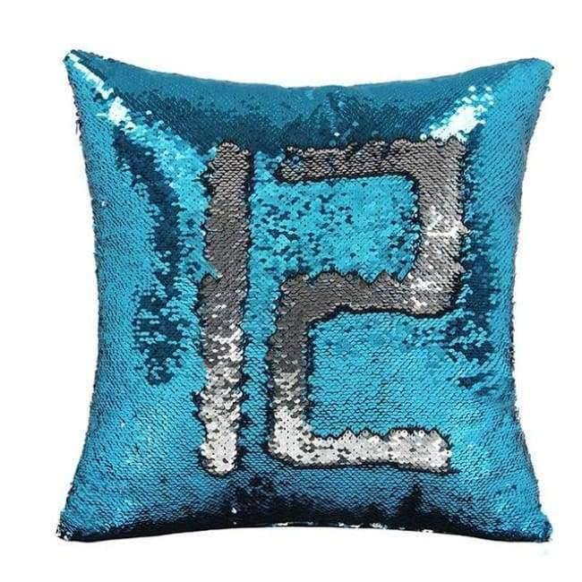 Kissen Meerjungfrau Pailletten Kissenbezug Magischer Farbwechsel Wohnkultur Sofa Kissenbezug 40x40cm