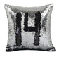 Kissen Meerjungfrau Pailletten Kissenbezug Magischer Farbwechsel Wohnkultur Sofa Kissenbezug 40x40cm