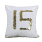 Kissen Meerjungfrau Pailletten Kissenbezug Magischer Farbwechsel Wohnkultur Sofa Kissenbezug 40x40cm