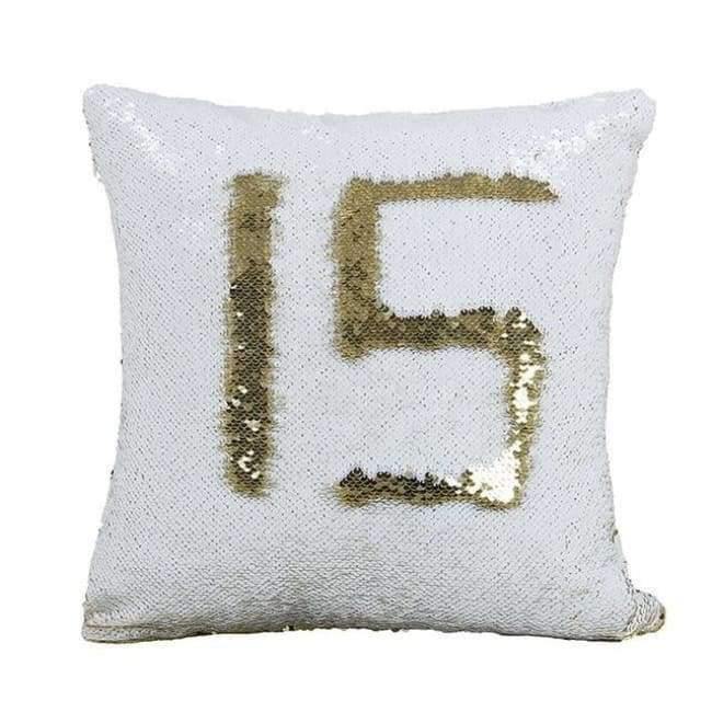 Kissen Meerjungfrau Pailletten Kissenbezug Magischer Farbwechsel Wohnkultur Sofa Kissenbezug 40x40cm