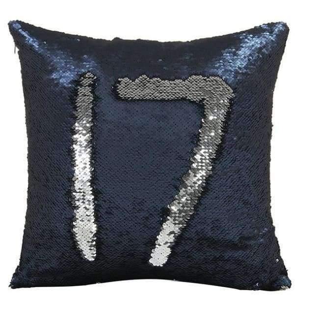 Kissen Meerjungfrau Pailletten Kissenbezug Magischer Farbwechsel Wohnkultur Sofa Kissenbezug 40x40cm