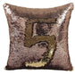 Kissen Meerjungfrau Pailletten Kissenbezug Magischer Farbwechsel Wohnkultur Sofa Kissenbezug 40x40cm