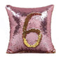 Kissen Meerjungfrau Pailletten Kissenbezug Magischer Farbwechsel Wohnkultur Sofa Kissenbezug 40x40cm