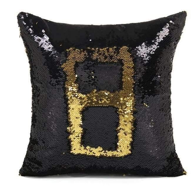 Kissen Meerjungfrau Pailletten Kissenbezug Magischer Farbwechsel Wohnkultur Sofa Kissenbezug 40x40cm