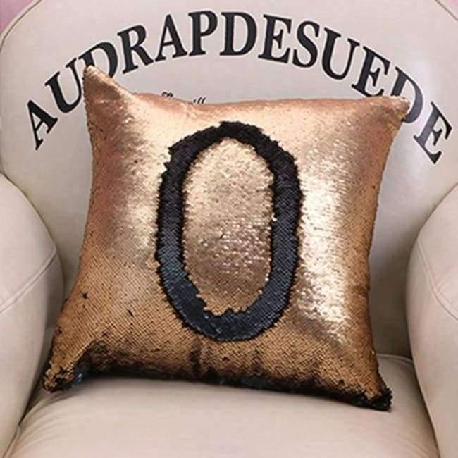 Kissen Meerjungfrau Pailletten Kissenbezug Magischer Farbwechsel Wohnkultur Sofa Kissenbezug 40x40cm