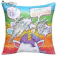 Umkehrbare Pailletten Einhorn Kissenbezug 40*40 Dekorative Meerjungfrau Kissen Für Sofa Wohnkultur