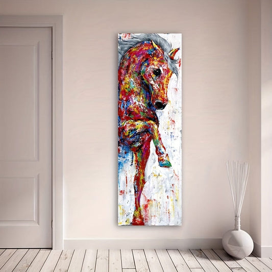 1 Stück, Pferdebilder Wandkunst Leinwand Malerei Poster Drucke Tiermalerei Heimdekoration Ohne Rahmen Heimdekoration