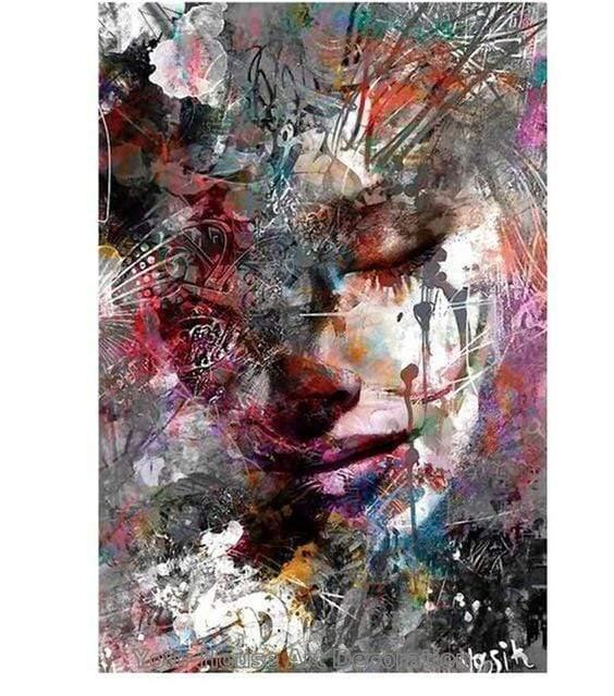 Nordic Canvas Painting Fashion Sex Figur Bild Wandkunst Wohnkultur Poster Wohnzimmer Mädchen Schlafzimmer Abstrakte Kunst Ölmalerei