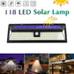 44/90/118 LED Solarlicht Außen wasserdicht Bewegungsmelder SMD 2835 IP65 Beleuchtung Dekor Gartenlicht Solar betrieben Sicherheitslampe