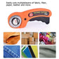 45mm rotary cutter with 6 replacement blades premium quilt sewing craft DIY leather tools fabric cutter paper leather cutter