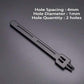 Beef hole punch row claws sewing cutter tool hand sewing hole leathercraft tools spacing cutting 4mm 5mm 6mm 2/4/6 holes