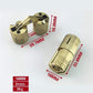 4PCS 8mm-16mm Kupferfass Schrauben Zylindrische Verdeckte Unsichtbare Messing Türschaniere Für Möbelbeschläge