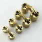 4PCS 8mm-16mm Kupferfass Schrauben Zylindrische Verdeckte Unsichtbare Messing Türschaniere Für Möbelbeschläge