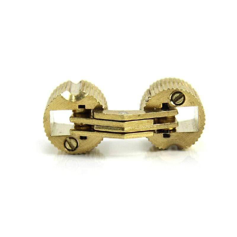 4PCS 8mm-16mm Kupferfass Schrauben Zylindrische Verdeckte Unsichtbare Messing Türschaniere Für Möbelbeschläge
