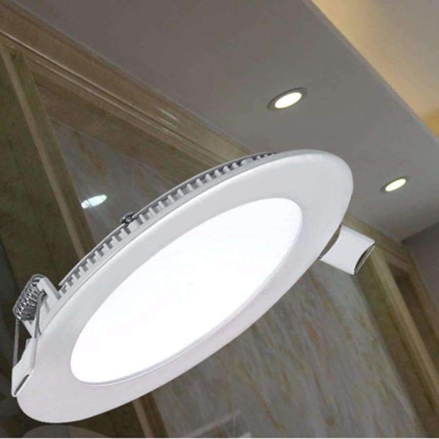 4W Ultra dünne dimmbare LED Einbau-Deckenpaneel Down Lampe Warm/Kühl Flur Gang Laden Ausstellung Zuhause Gewerbe Licht