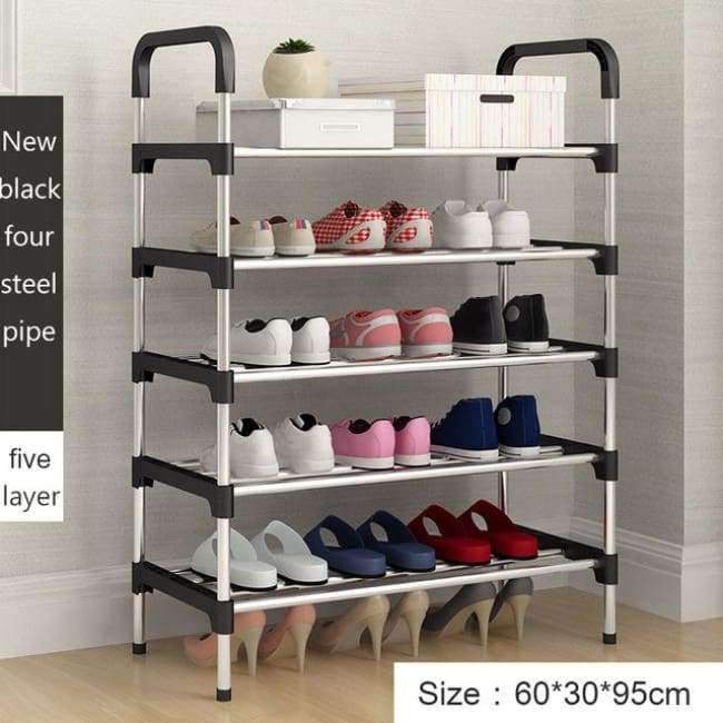 Schuhregal Einfach Zusammengebaut Kunststoff Mehrere Schichten Schuhe Regal Aufbewahrung Organizer Ständer Schuhschrank Mode Wohnzimmermöbel