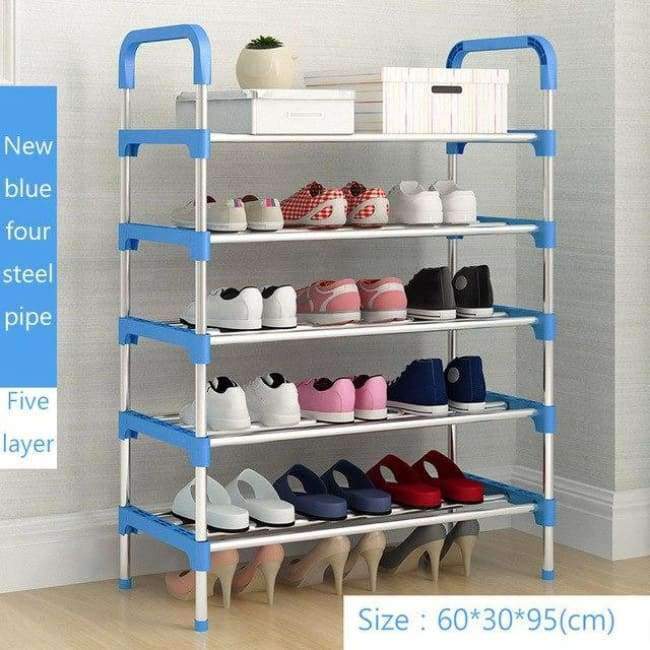 Schuhregal Einfach Zusammengebaut Kunststoff Mehrere Schichten Schuhe Regal Aufbewahrung Organizer Ständer Schuhschrank Mode Wohnzimmermöbel