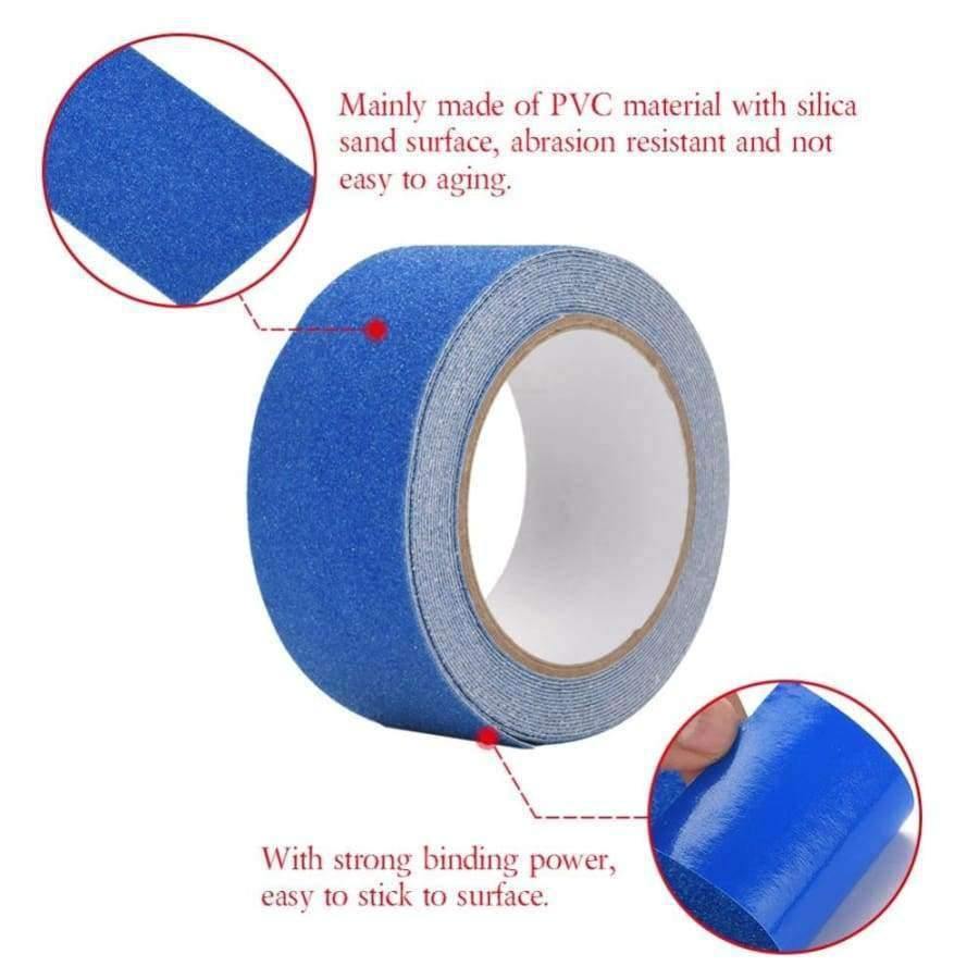 5 Meter PVC Anti Slip Tape Non Slip Adhesive Tape Stair Steps Floor Safety Strips Black