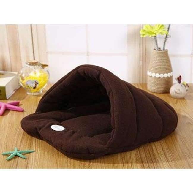 Haustier Katzenbett Kleiner Hund Welpen Unterkunft Sofa Polar Fleece Material Bett Haustiermatte Katzenhaus Katzen Schlafsack Warmes Nest Hochwertig