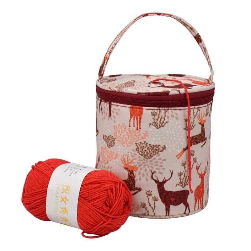 5 Stile Kleine Garn Aufbewahrungstasche Leere Garn Tasche Für Strickgarne DIY Nadelkunst Handwerks-Haushaltsnähwerkzeuge Zubehör