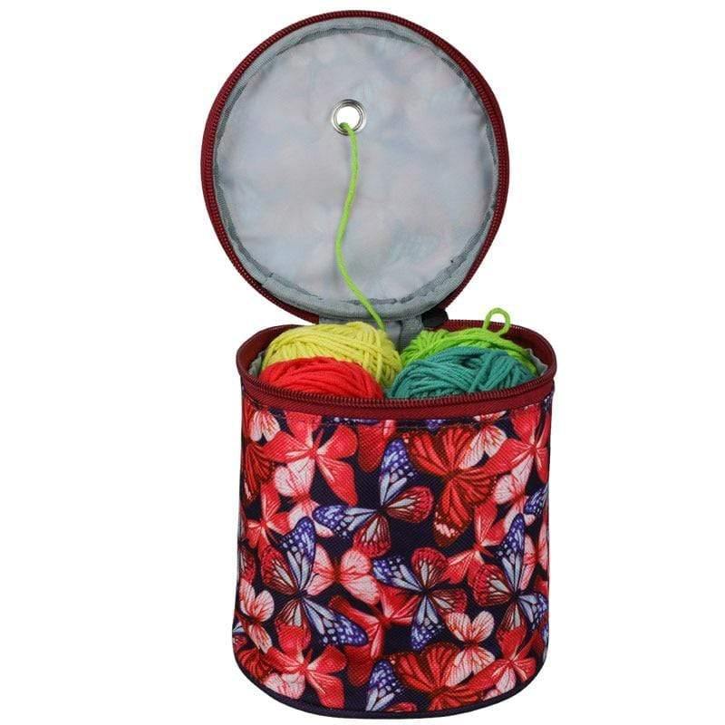 5 Stile Kleine Garn Aufbewahrungstasche Leere Garn Tasche Für Strickgarne DIY Nadelkunst Handwerks-Haushaltsnähwerkzeuge Zubehör