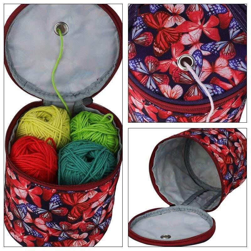 5 Stile Kleine Garn Aufbewahrungstasche Leere Garn Tasche Für Strickgarne DIY Nadelkunst Handwerks-Haushaltsnähwerkzeuge Zubehör