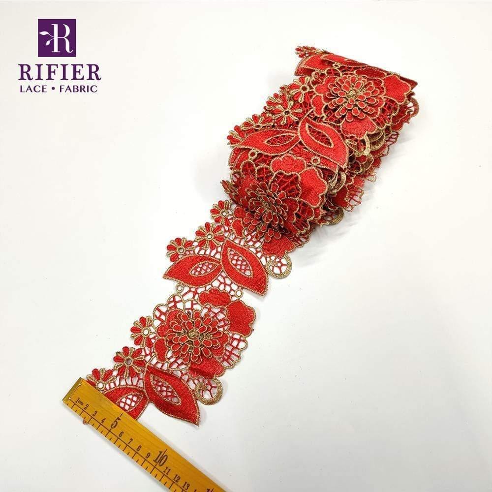 5 Yards Embroidered Lace Trim with 5 Yards Bazin Riche Getzner for African Women's Everyday Dresses Sewing Decoration Lace