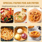 50/100Stk, Airfryer Einwegpapier Liner, Airfryer Einweg Liner, Antihaft Airfryer Backpapiere, Runde Airfryer Papier Liner, Antihaft Backpapier für Backen Rösten Mikrowelle, Küchenzubehör, Werkzeuge